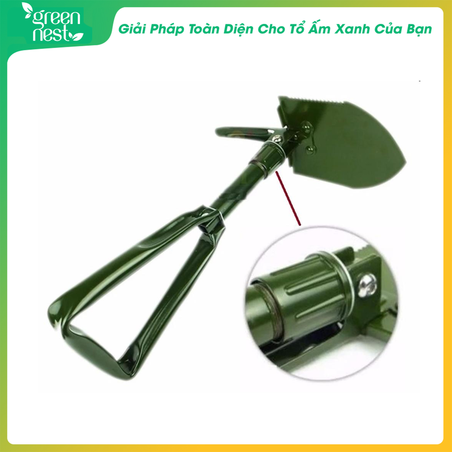 Cuốc xẻng gấp gọn đa năng