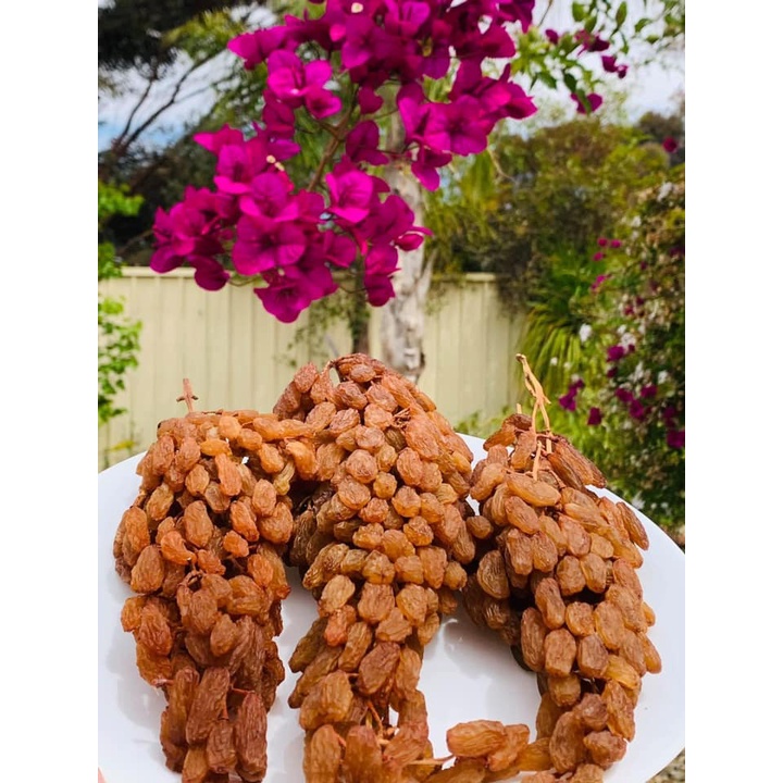 Nho Nguyên cành, Nho Khô Nguyên Cành Úc, Nho Thompson gold Premium - 500gram