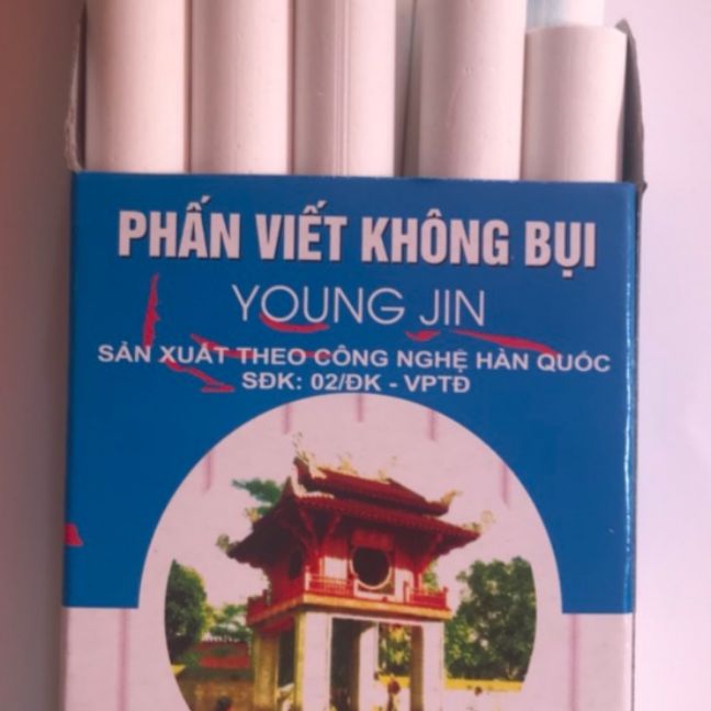 Phấn không bụi Thạch Cao 10 hộp/túi. 10 viên/hộp.