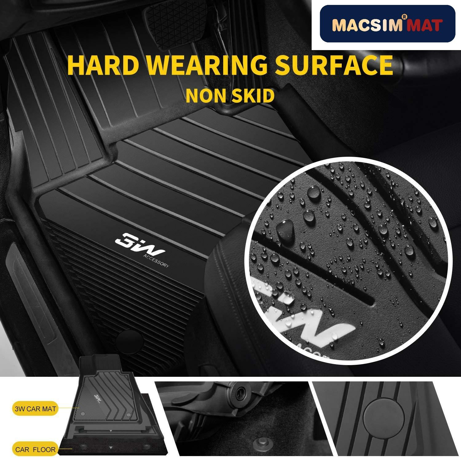 Car Floor Mats for Bmw 1 Series 2020- Macsim 3W – High Quality Molded Tpe, Long-Lasting Use Giá 4,940,000 Đồng*Miễn phí vận chuyển