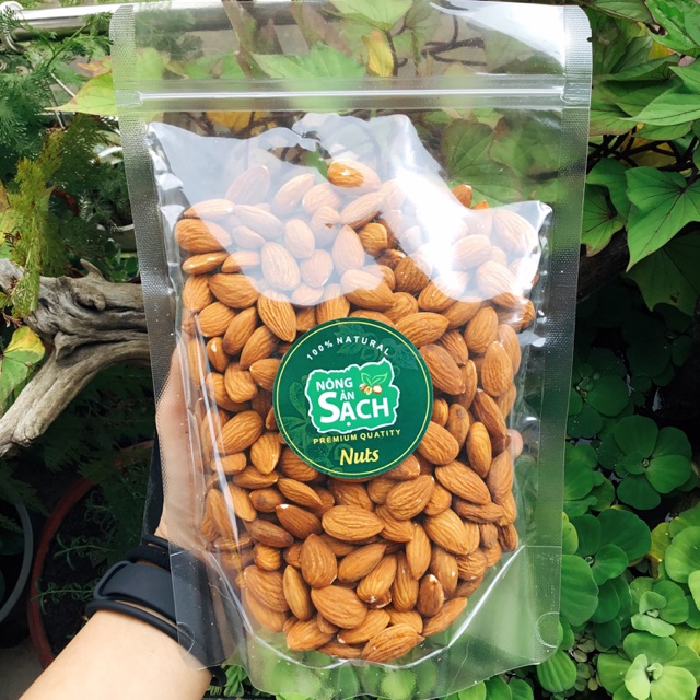 Hạnh Nhân Tươi (Hạnh Nhân Sống Tách Vỏ) Mỹ - Nhập Khẩu Chính Hãng 250g