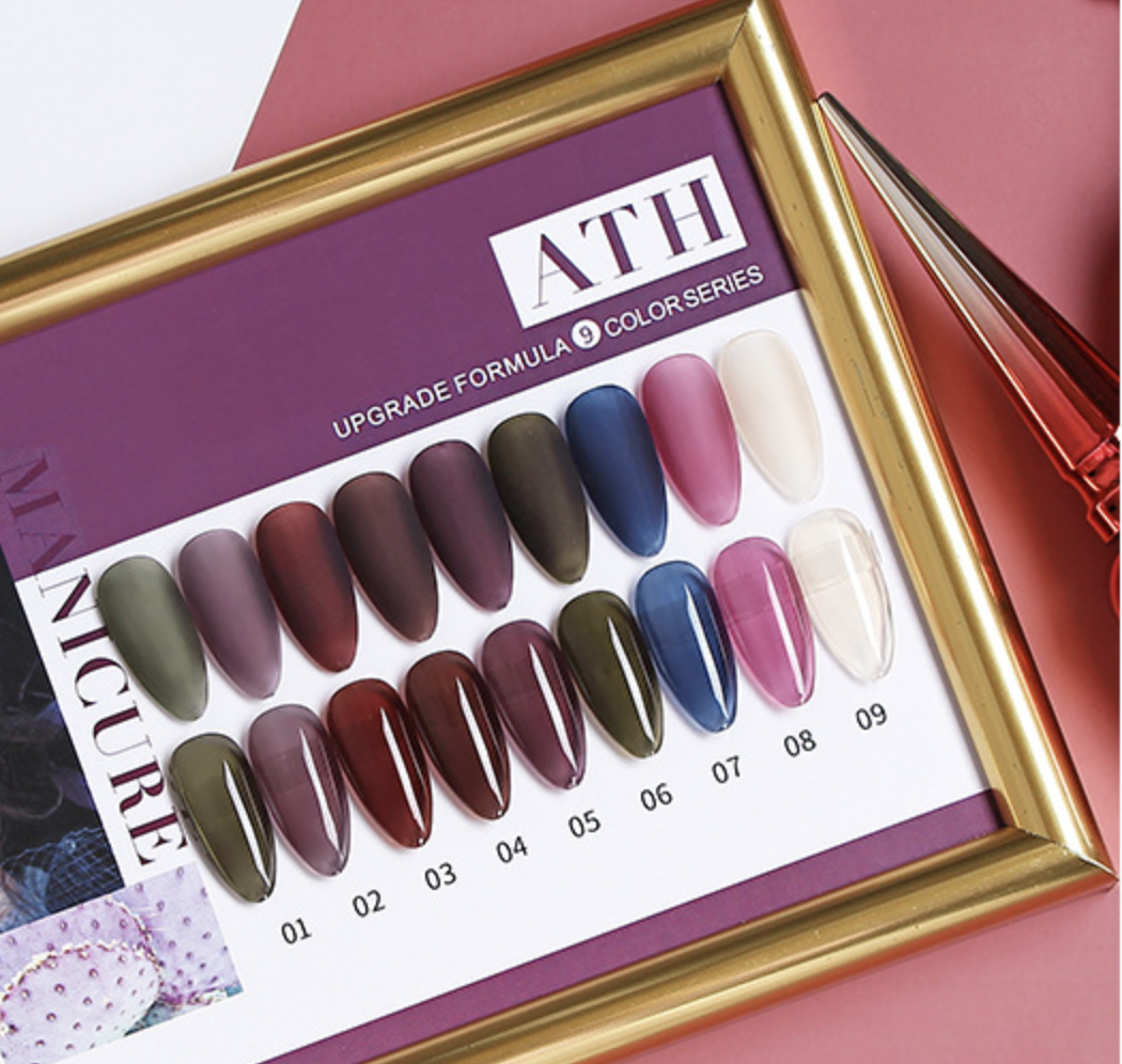 Sơn gel thạch as chai đỏ mã ath 15ml