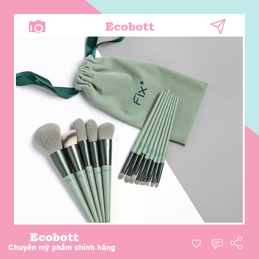 Cọ trang điểm nội địa trung lông mềm cute chuyên nghiệp Fix Ecobott