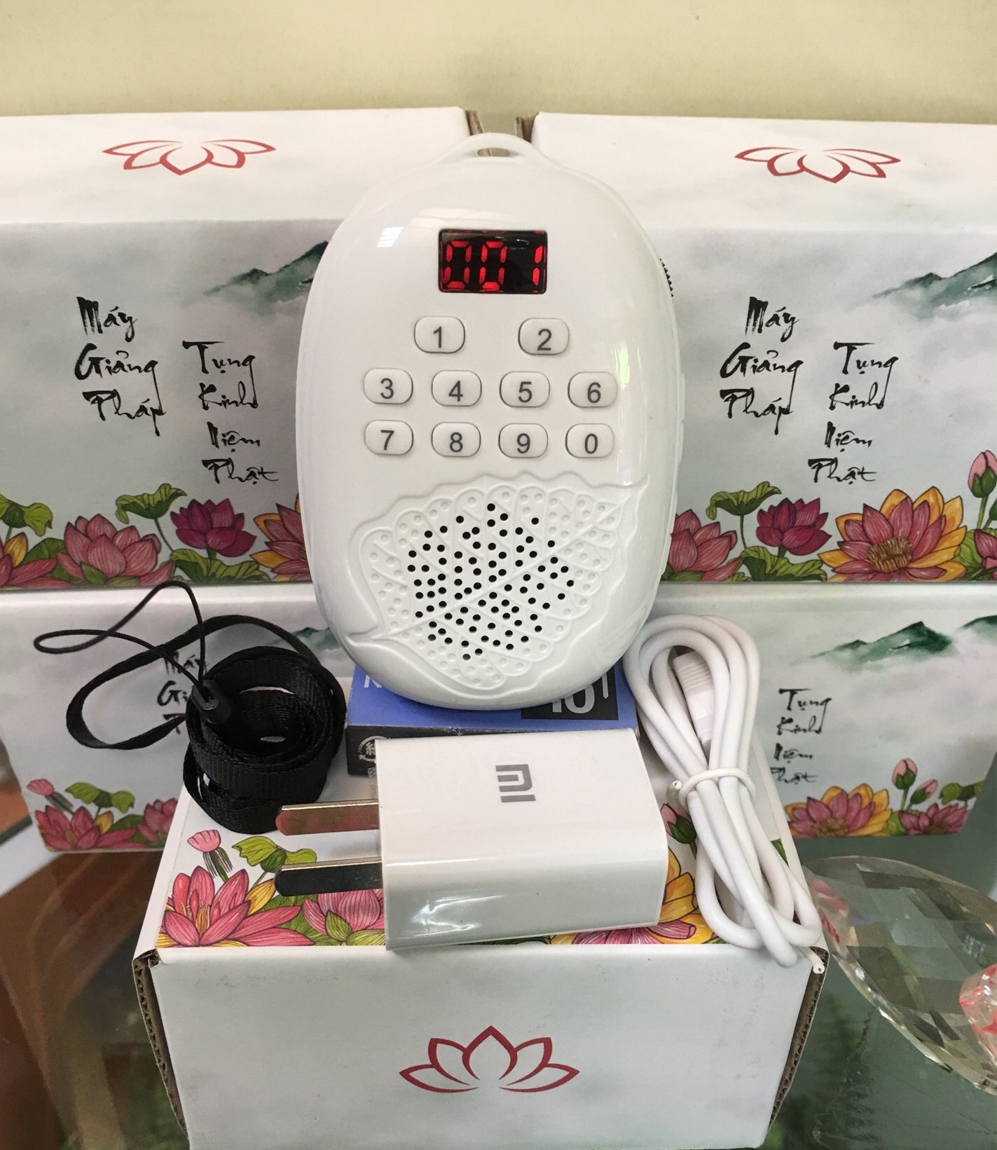 Trọn bộ nghe pháp 1000 bài giảng thiền sư an lạc hạnh, có thẻ 8gb - máy niệm phật cao cấp - máy niệm phật lá bồ đề - có sẵn 30 bài niệm phật tiếng việt