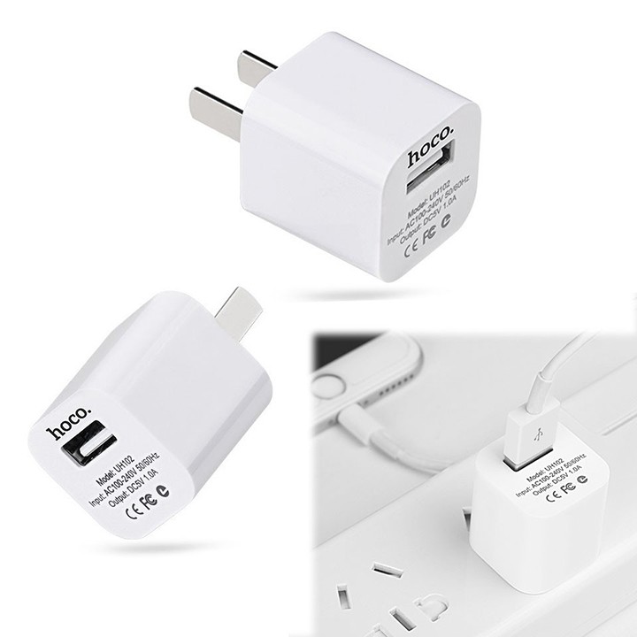 Cóc sạc hoco u102 loại tốt - cốc sạc hoco - coc sac - cu sạc - cóc sạc mini