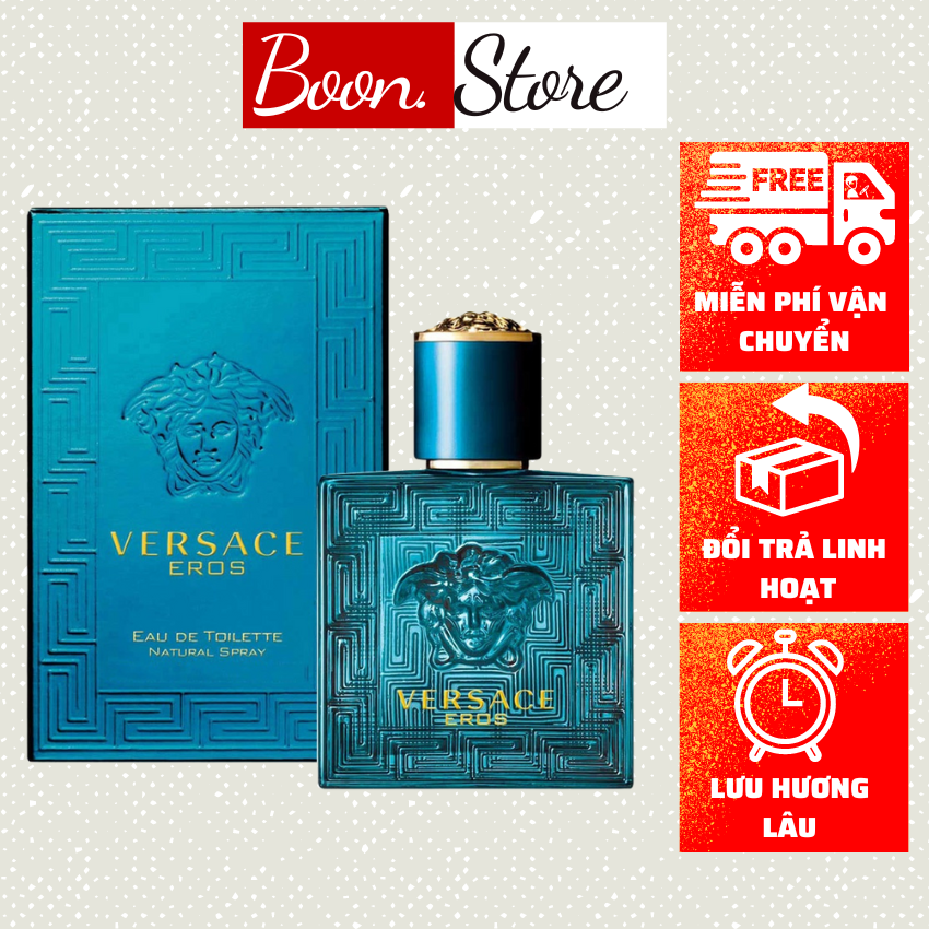 Nước hoa nam versace eros edt 100ml. hương thơm nam tính, mạnh mẽ lưu hương lâu