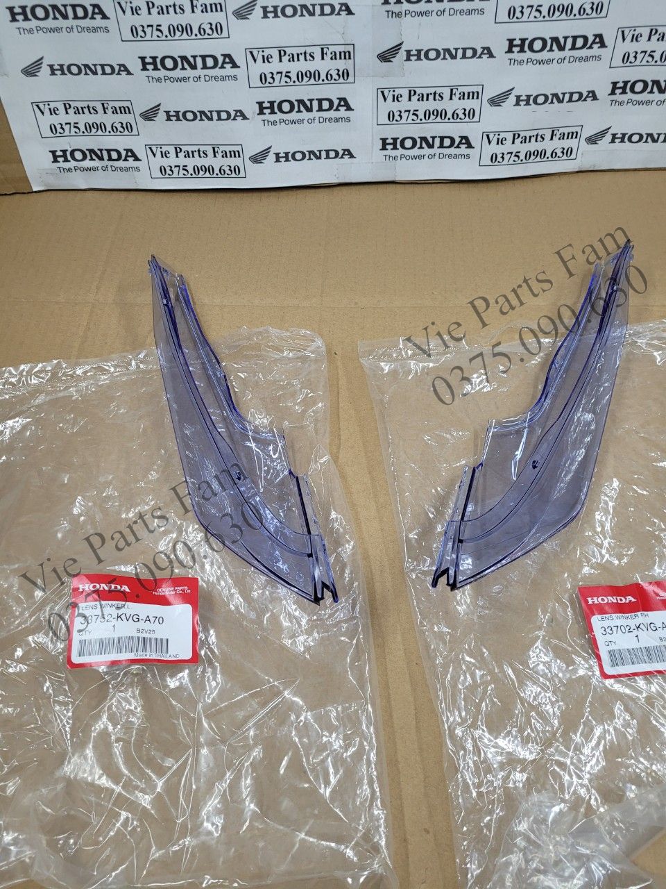 Nắp chụp xi nhan sau trái phải AB 110 Thái, hàng din Honda mới 100%