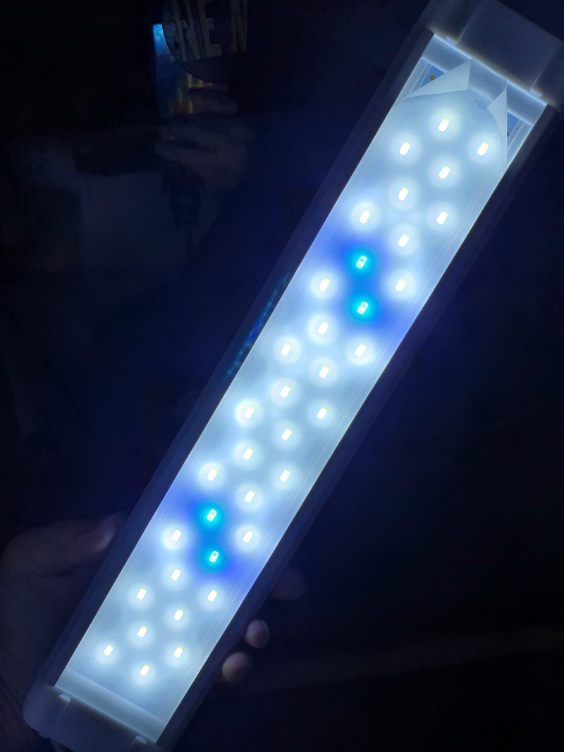 Đèn LED 4 Hàng Trắng Xanh cho hồ cá thủy sinh 40Cm - Hàng Công Ty