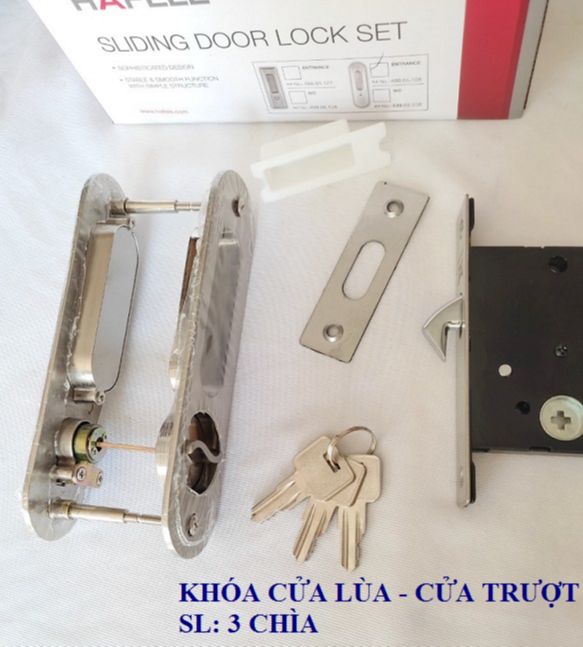 Khóa âm cửa lùa hafele 499.65.105
