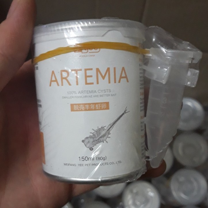 Artemia sấy khô , TÁCH VỎ, CÁ 7 MÀU, CÁ CON, CÁ BỘT, THƯƠNG HIỆU YEE
