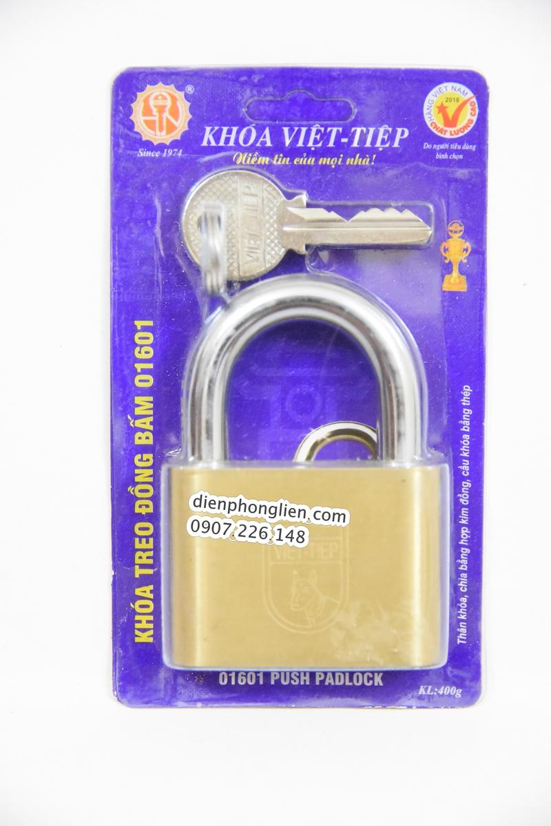 Khoá việt tiệp khoá treo đồng bấm , ổ khoá việt tiệp - hàng chính hãng