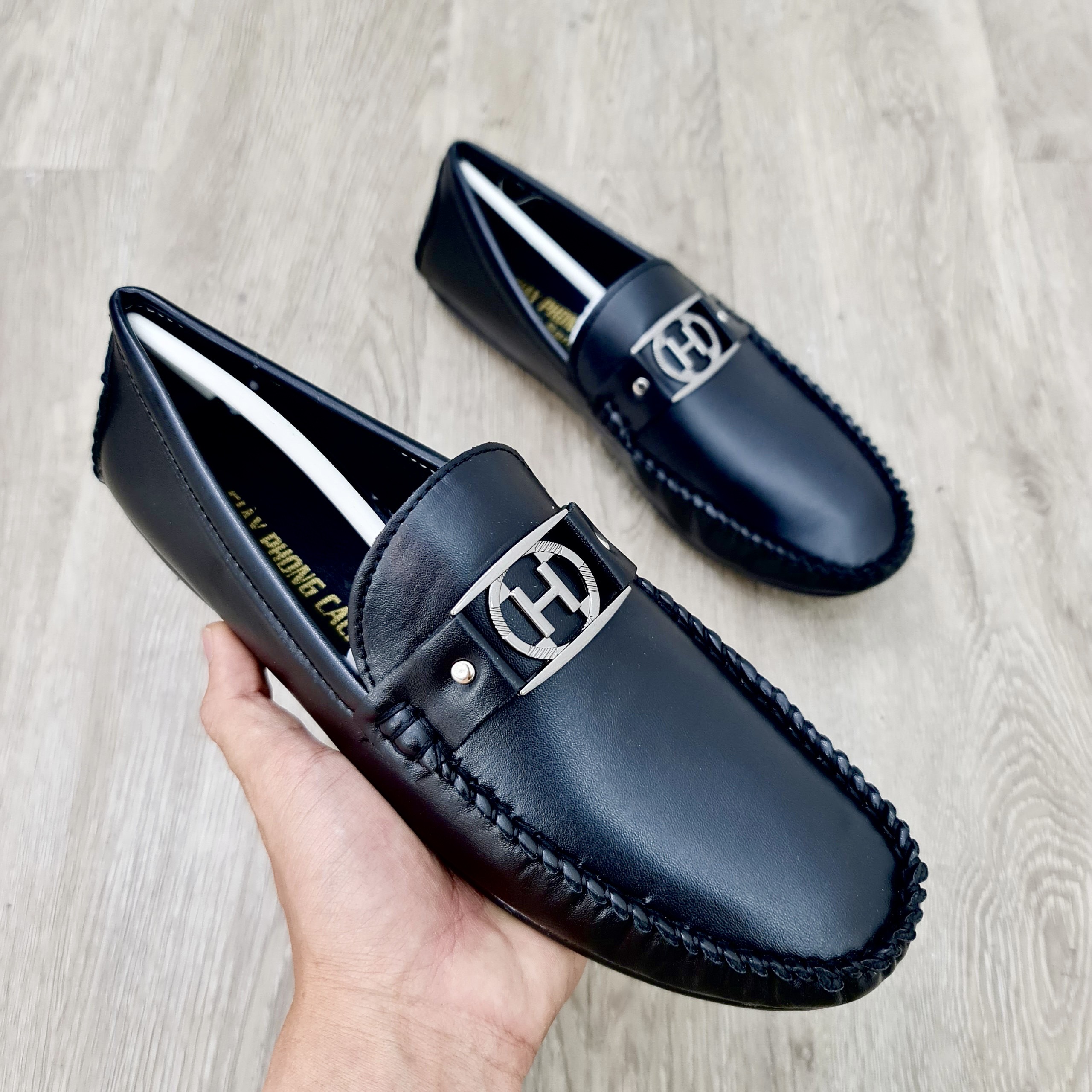 Giày Lười Nam Khóa Kim Loại H Lịch Lãm