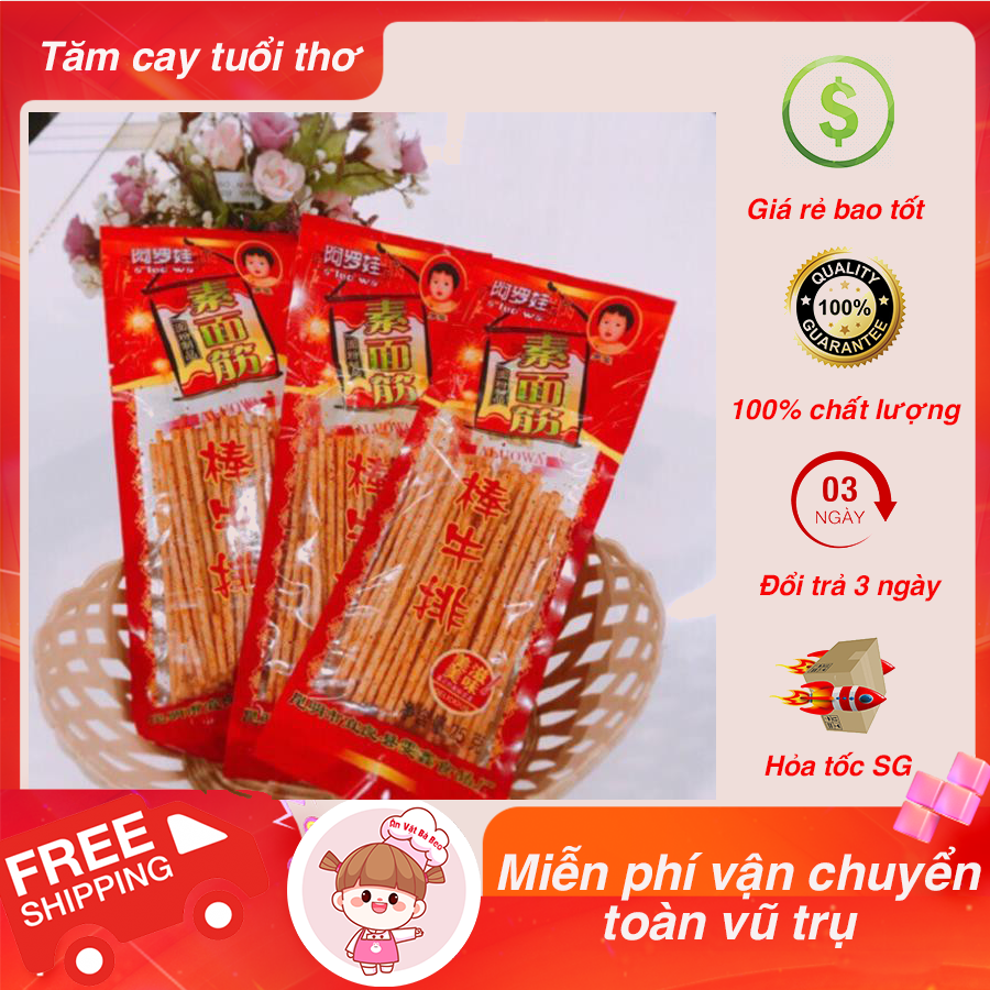 Tăm cay - Ăn vặt nội địa Trung