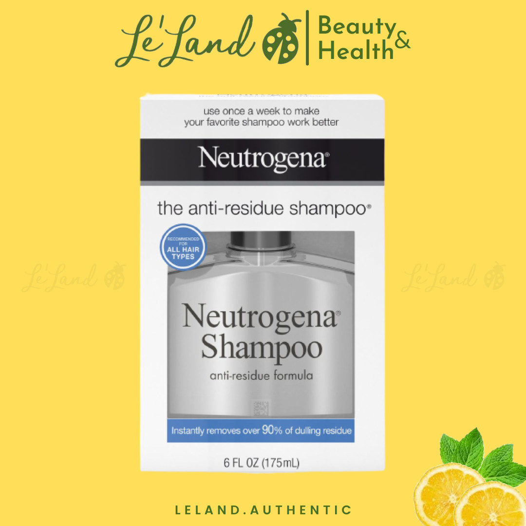 Bill US - Dầu gội Neutrogena Anti-Residue Clarifying Shampoo loại bỏ cặn bẩn tích tụ trên tóc và da đầu 175ml