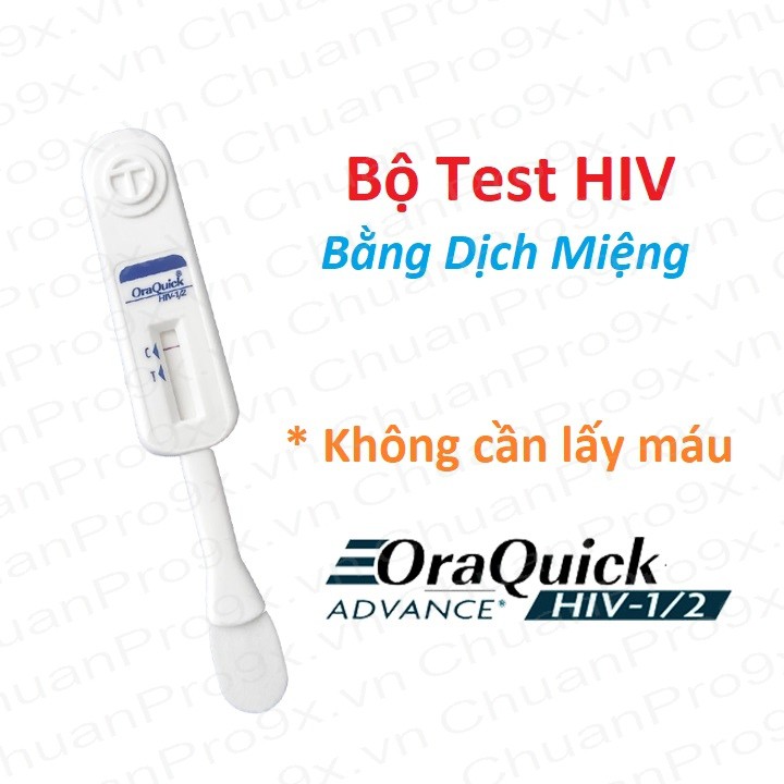 Test HIV nhanh tại nhà cực dễ làm, độ chính xác 95% nhập từ Mỹ