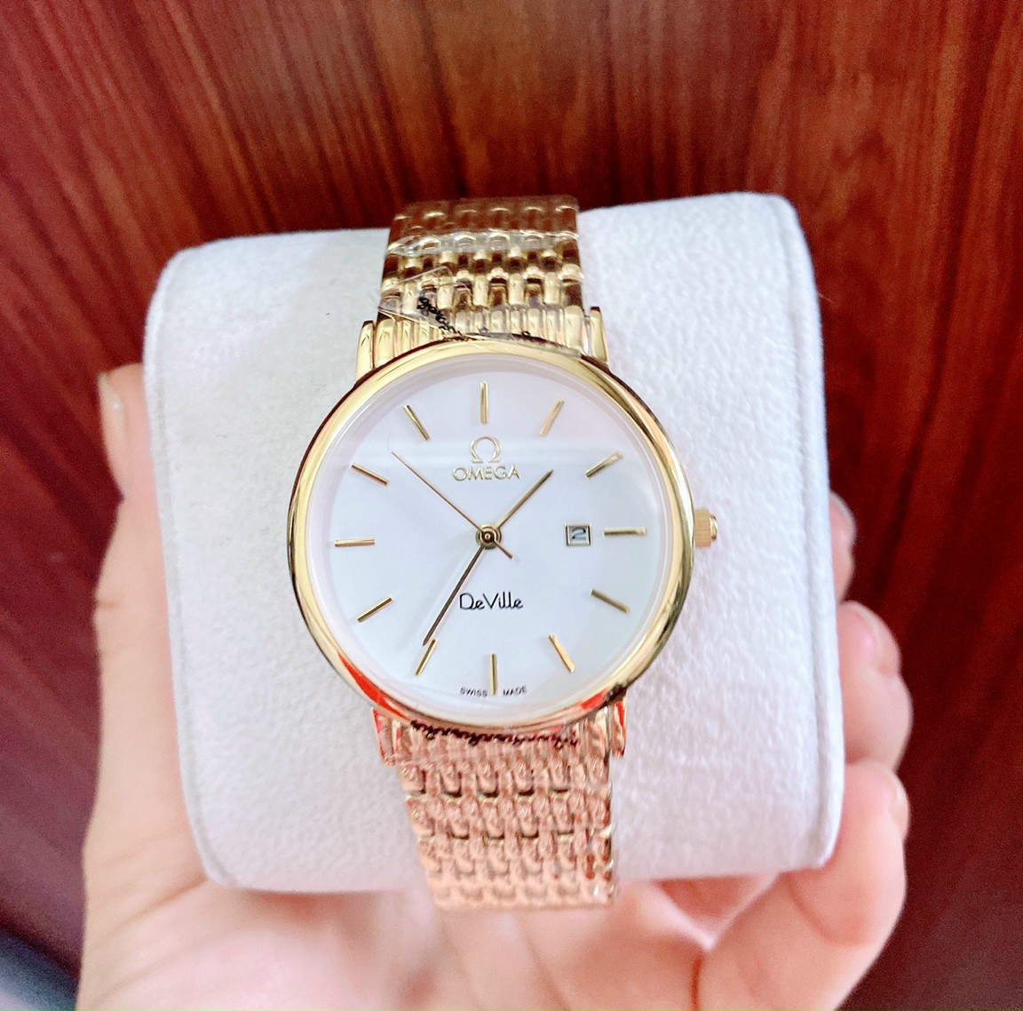 Đồng hồ nam kim loại 0mega 3 kim size 38mm fullbox,đồng hồ nam chống nước,đồng hồ nam cao cấp