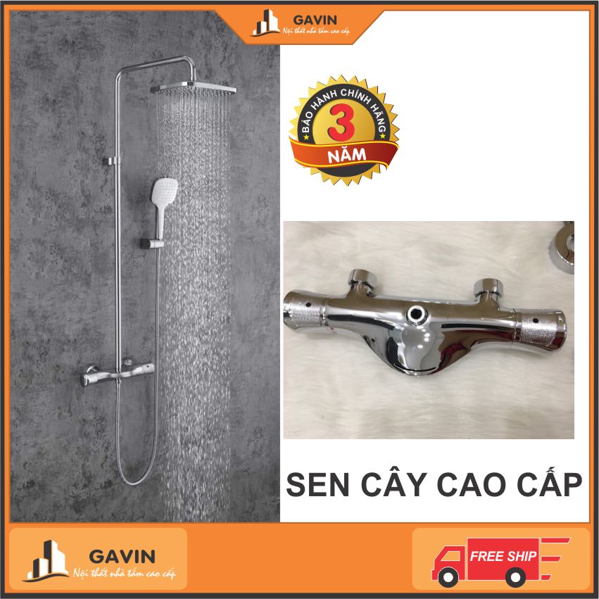 SEN CÂY CAO CẤP ĐỒNG MẠ CROM VÒI CHẢY DẠNG THÁC