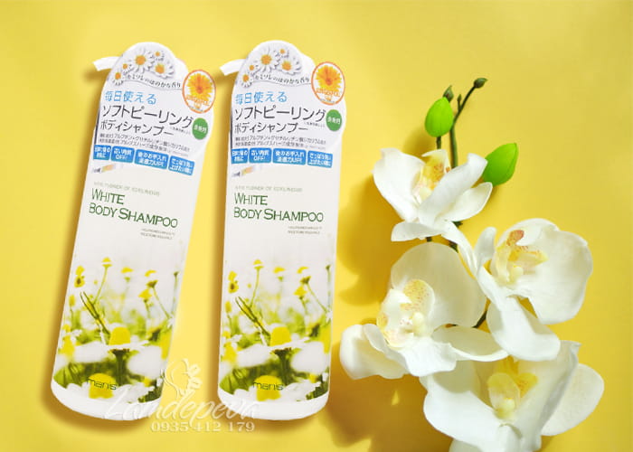 sữa tắm trắng da toàn thân manis white body shampoo 450ml - ceria cosmetics 1
