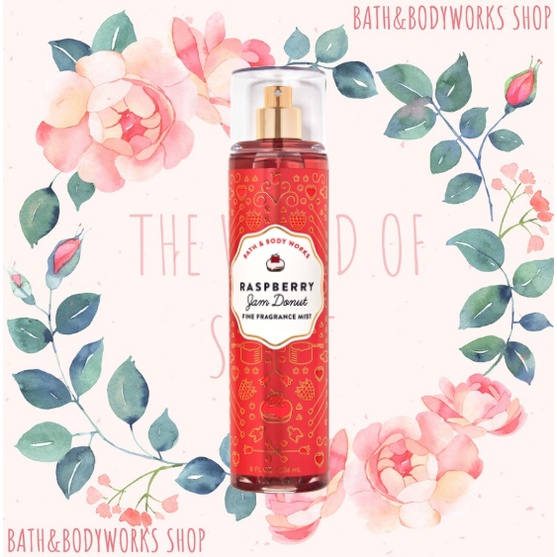 Xịt thơm raspberry jam donut bath and bodyworks