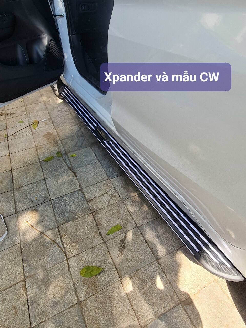 Bệ bước chân, bậc dẫm lên xuống cho Mitsubishi Xpander, Xpander Cross mới Nhất 2018 - 2022 - An Hưng Auto