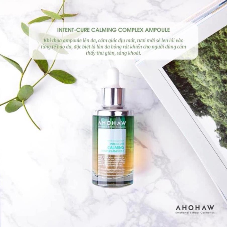 Tinh chất phục hồi, kiểm soát dầu mụn INTEN CURE CALMING COMPLEX AMPOULE AHOHAW