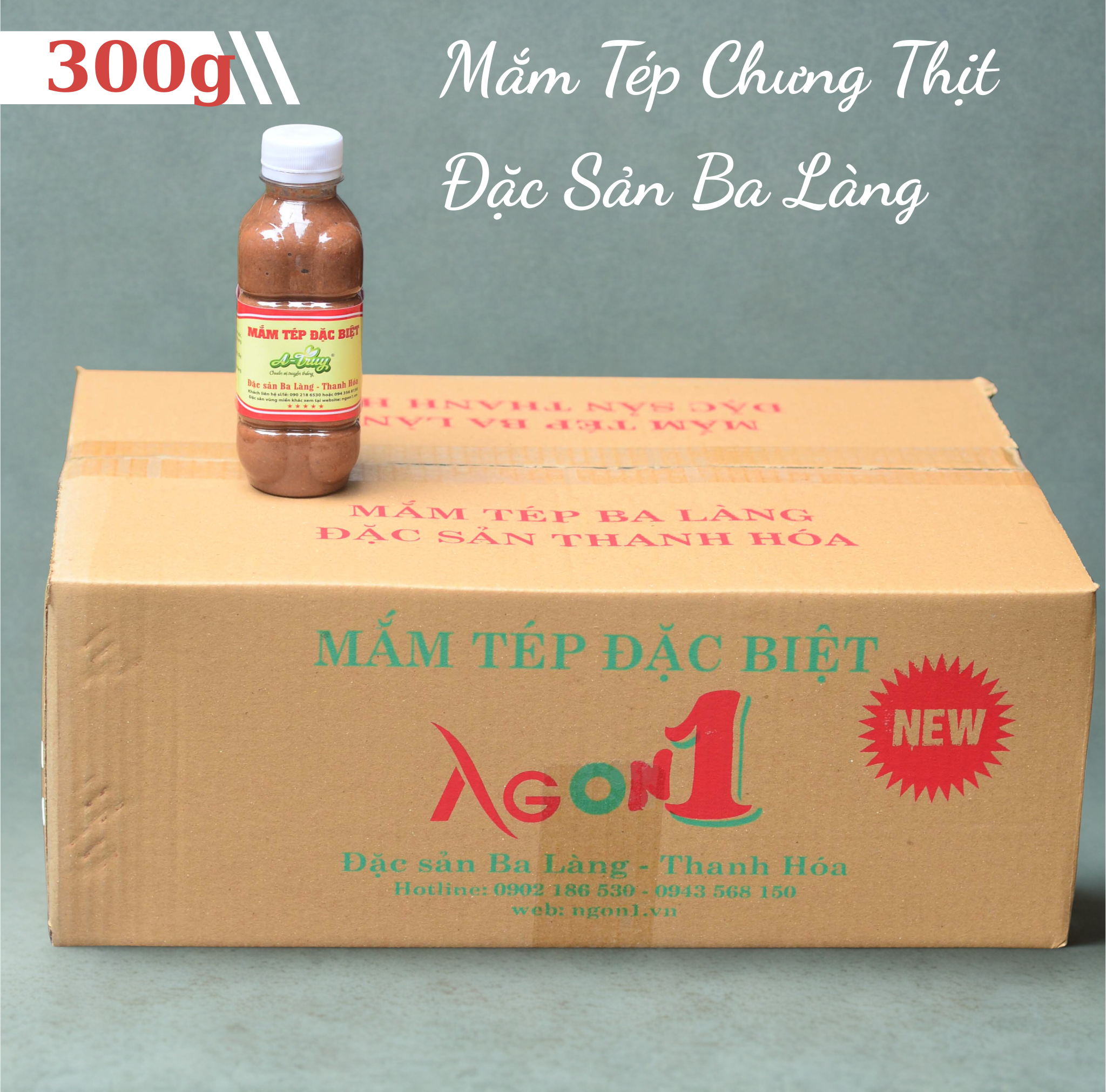 Mắm tép chưng thịt đặc sản ba làng thanh hóa - loại đặc biệt ngon chuẩn vị truyền thống | chai 300g | hạn dùng 24 tháng | mắm tép ngon ăn với thịt luộc, món cuốn, cơm nóng