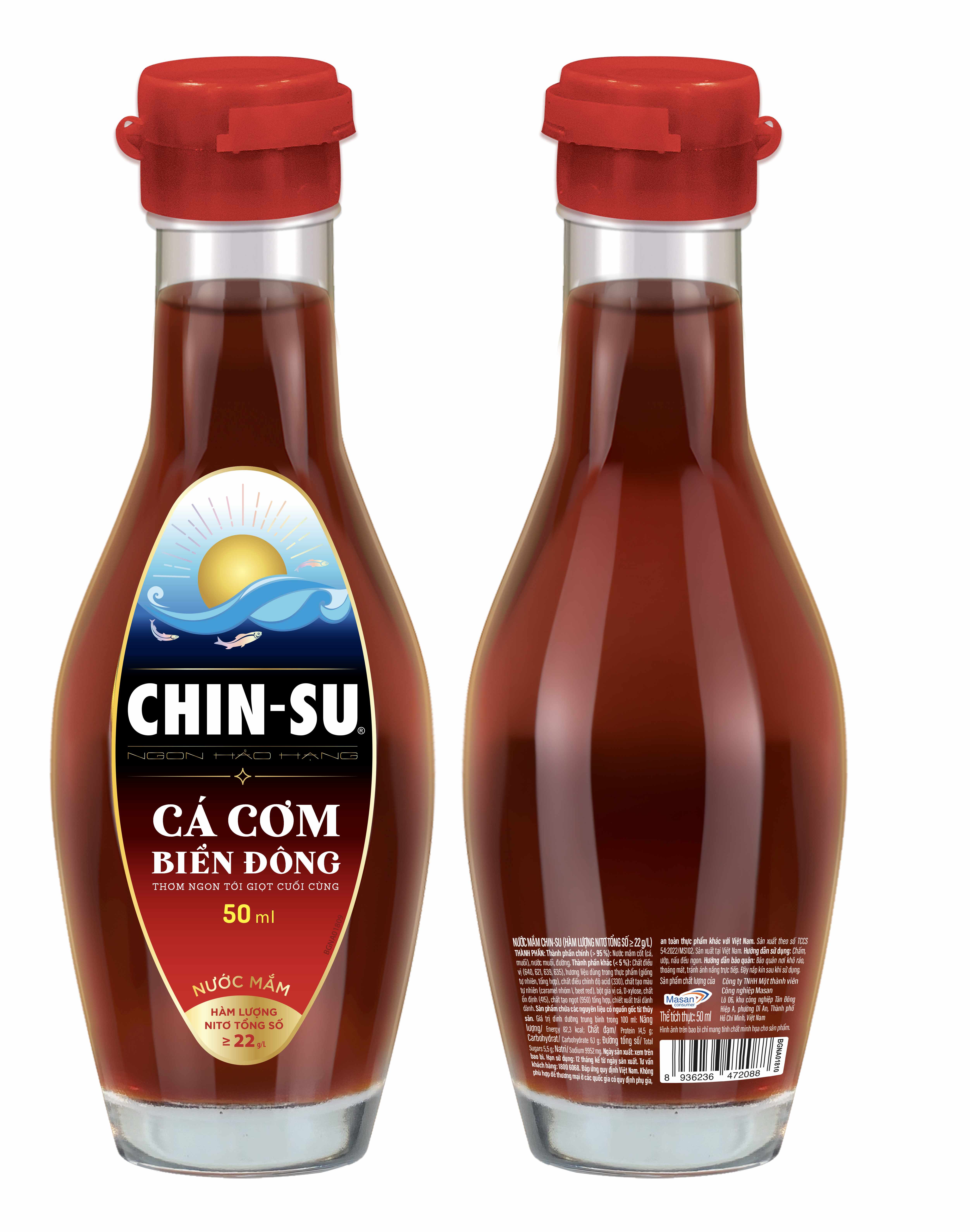 [Hàng Tặng Không Bán] Nước mắm CHIN-SU cá cơm Biển Đông chai x 150ml