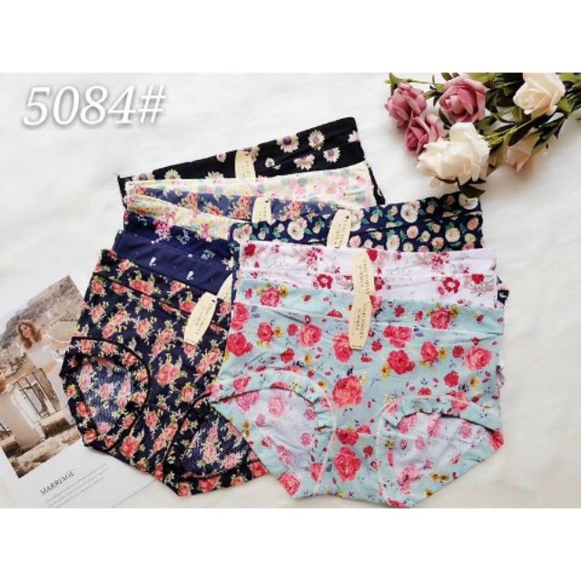 Set 10 quần lót su hoa thông hơi , điều hòa cao cấp