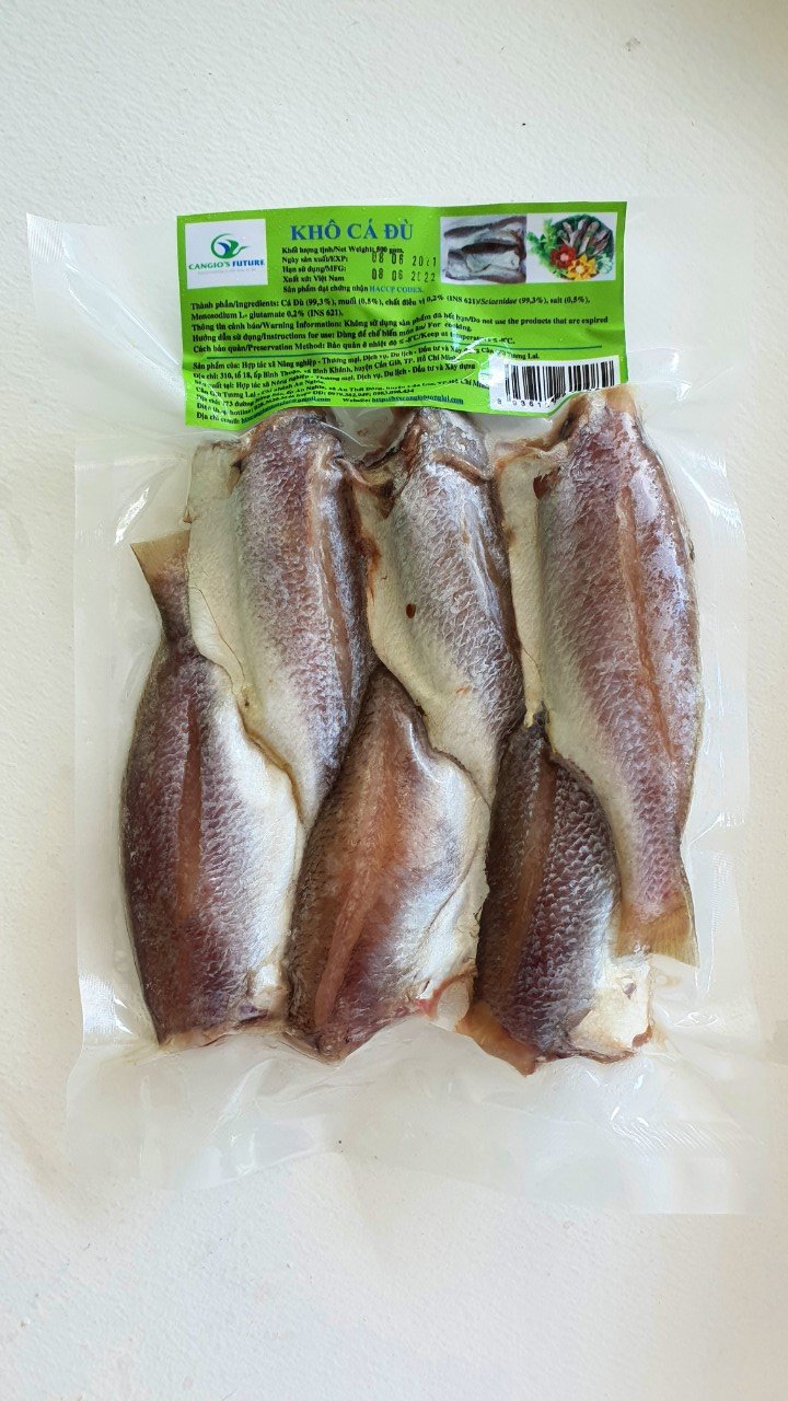 Khô cá đù 1 nắng 1kg đặc sản cần giờ