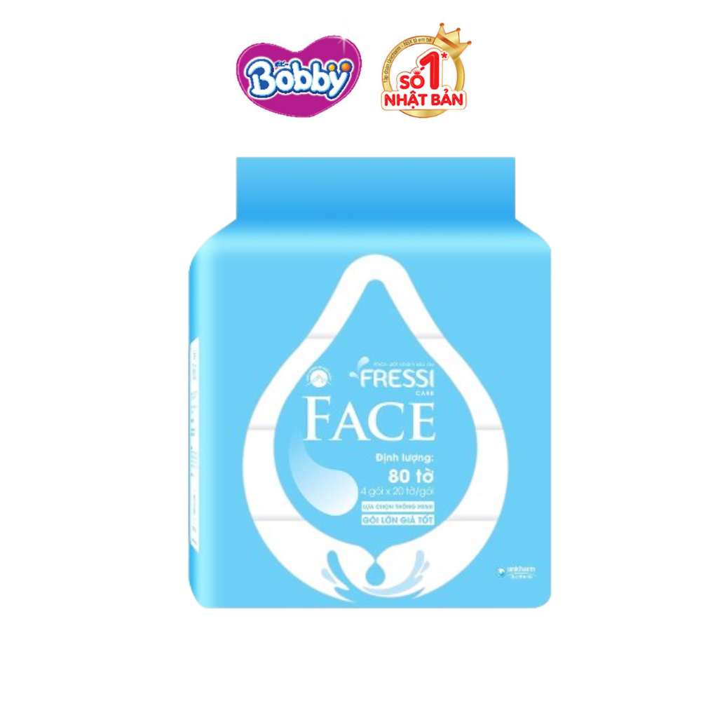 Bộ 4 gói khăn ướt fressi care 20 miếng