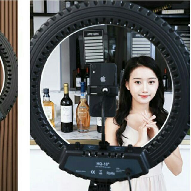 -đèn livestream 54cm yq 520b đèn livestream 54cm - siêu to - siêu khổng lồ - có remote điều khiển từ xa - tặng 3 kẹp điện thoại đèn livestream size 54cm - hỗ trợ livestream cực đỉnh‎ - đèn spa -phun săm - kinglight size 54 cm độ chiếu s