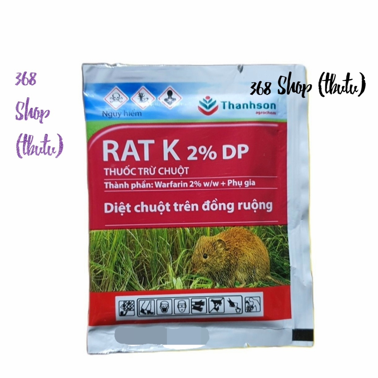 💎 thuốc diệt chuột cực mạnh rat-k dp 💖 dạng bột trộn thức ăn..