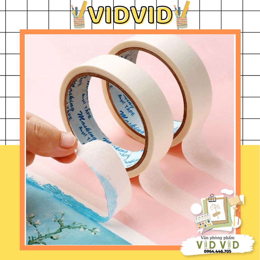 Băng keo Dính Giấy Chặn Màu Nước, Màu Acrylic, Sơn, Chịu Nhiệt Và Cố Định Giấy vẽ