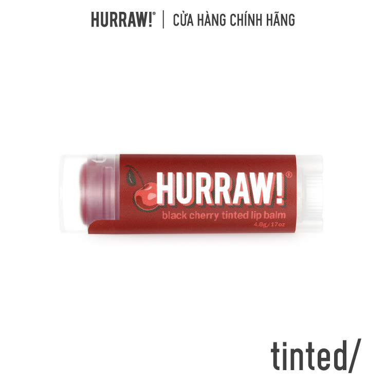 Son dưỡng môi Hurraw! Balm - Hương Anh Đào 4.8g/.17oz