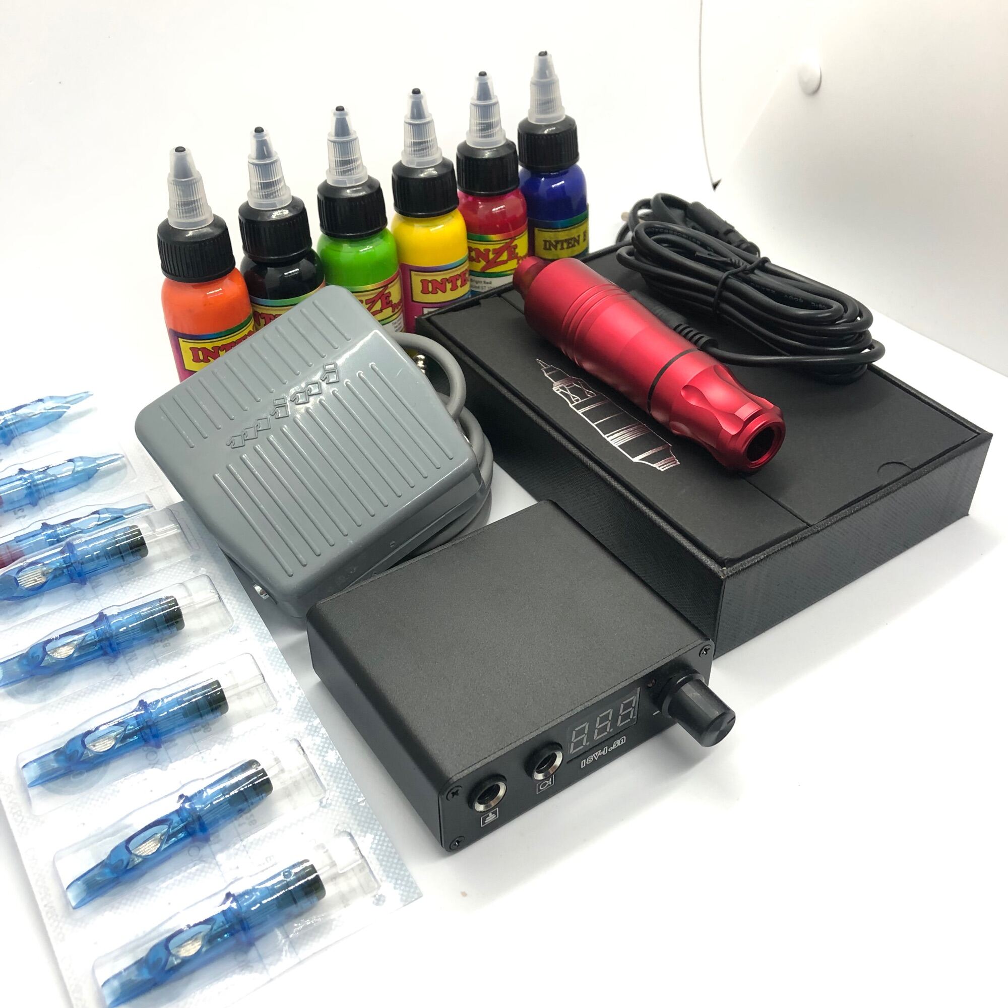 Bộ máy xăm - bộ máy pen tattoo phun xăm thẩm mỹ