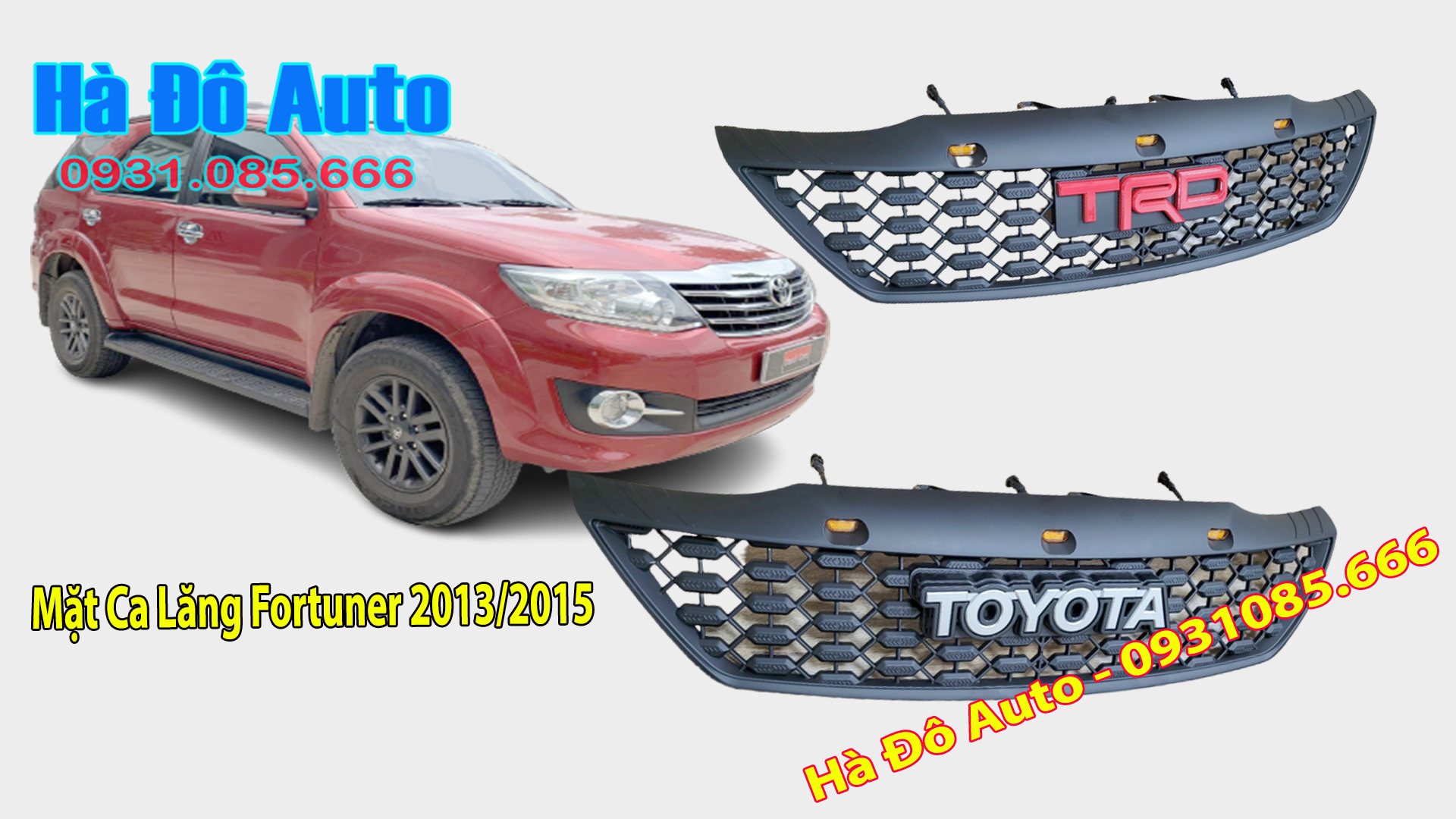 Mặt ca lăng toyota fortuner 2013 2014 2015 - mặt ca lăng độ fortuner 2013 2014 2015