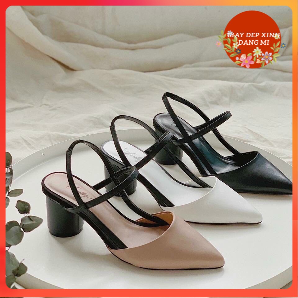 Sandal bít mũi gót tròn 5p cg-0590 , giaydepxinh.dangmi