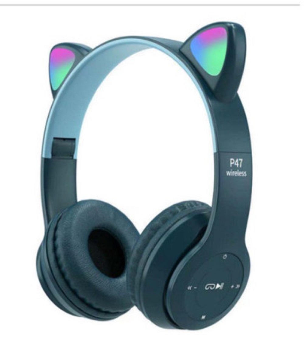 Tai Nghe Mèo Bluetooth P47M, Tai Mèo Dễ Thương