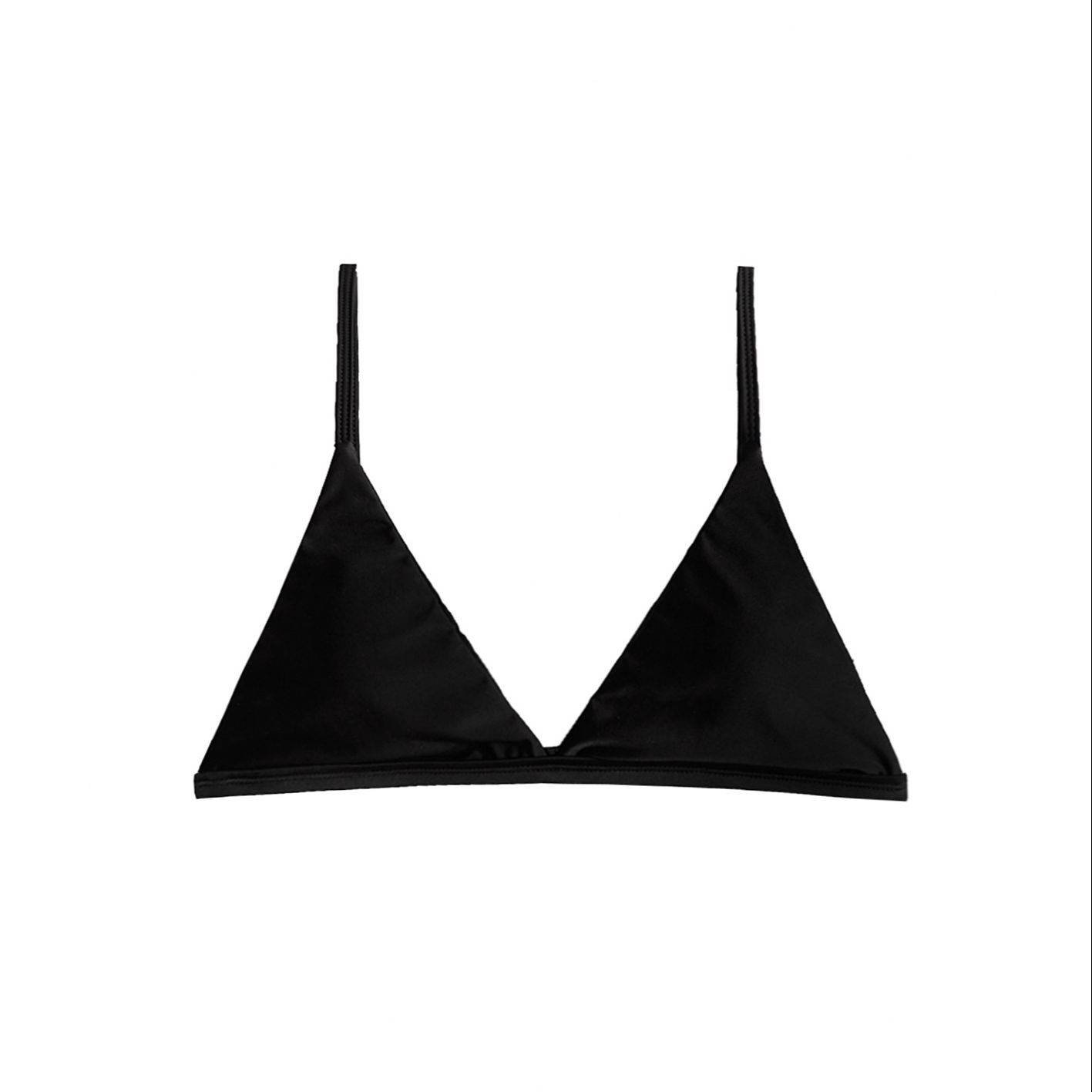 Áo bơi Bold Bikini màu đen tam giác có khóa gài sau lưng - Black Ocean Top