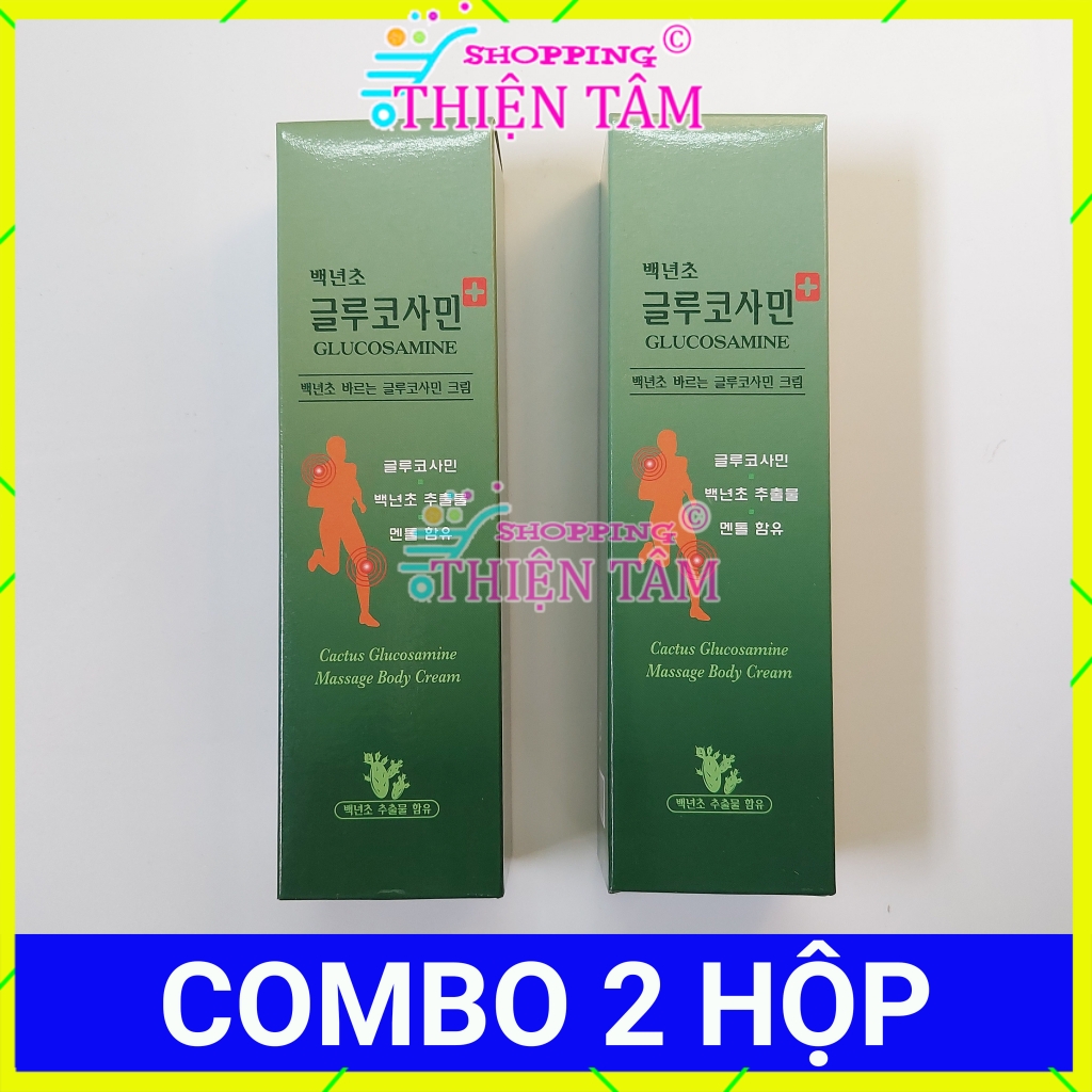 Combo 2 hộp dầu lạnh xoa bóp khớp glucosamine 150ml dầu lạnh hàn quốc bôi khớp