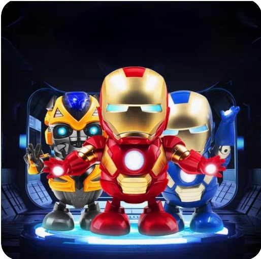 Đồ chơi robot Iron Man - Người sắt nhảy múa dễ thương cho bé