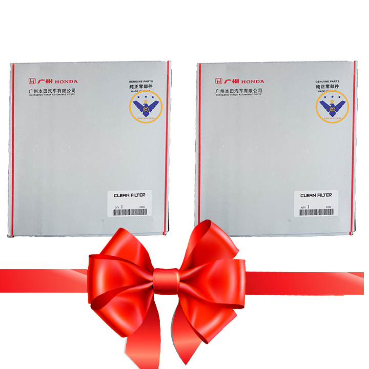 COMBO 2 chiếc Lọc gió điều hòa, máy lạnh Honda City, Civic, CRV, HRV, Jazz - 80292-TF0-G01