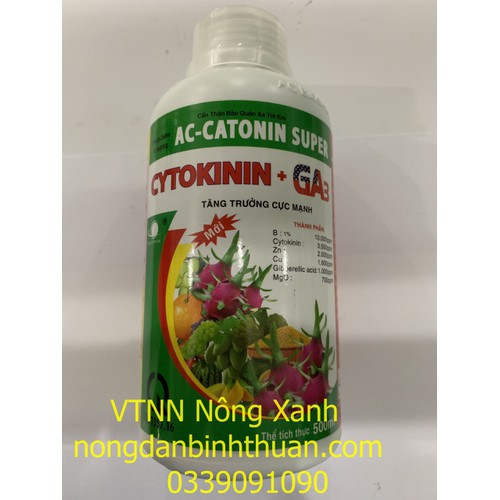 CYTOKININ + Ga3 tự nhiên chai 500ml