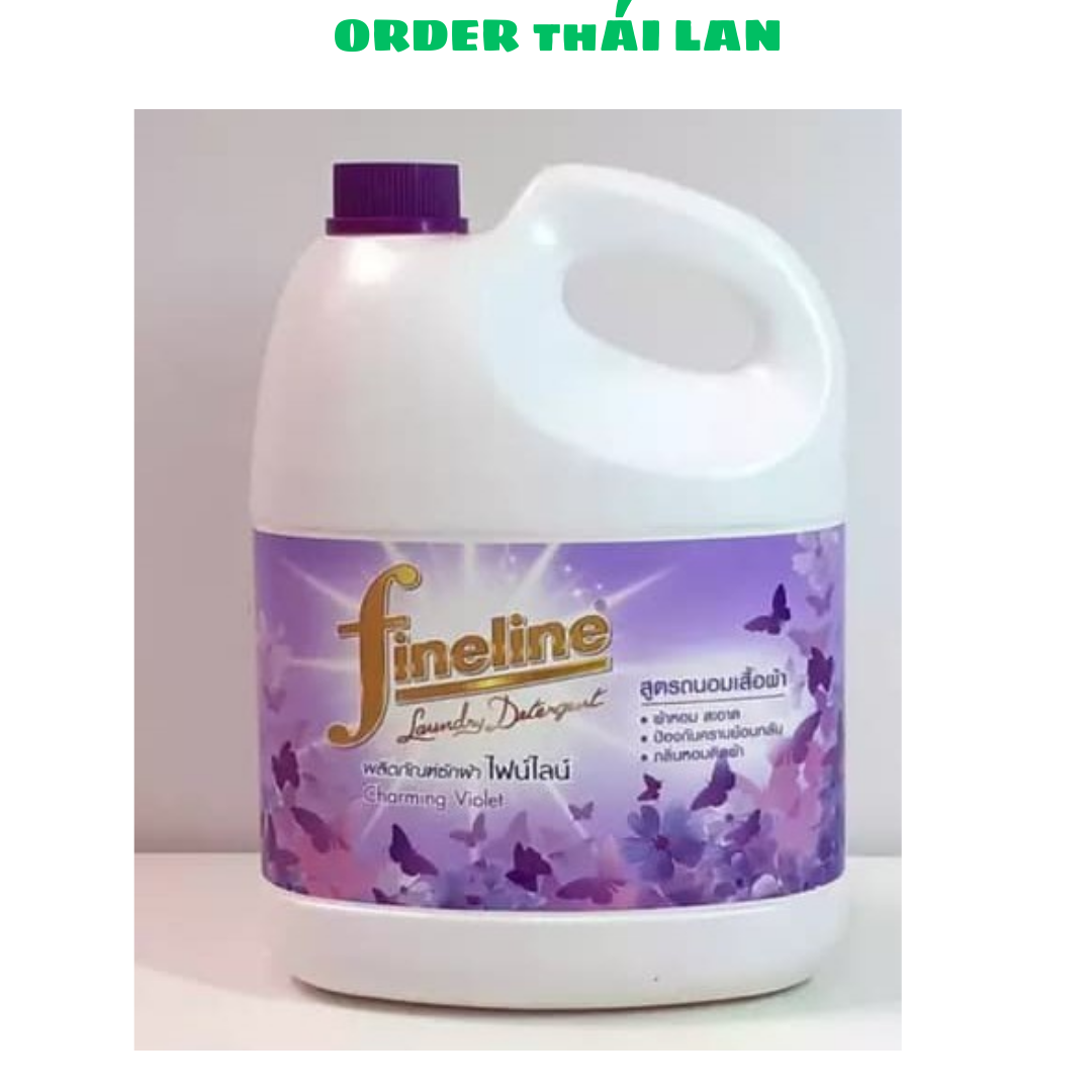 Nước giặt fineline thái lan can 3000ml - nước giặt xả quần áo chính hãng
