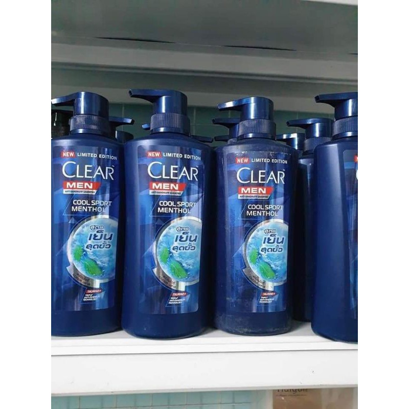 Dầu gội clear men cool sport thái lan 450ml