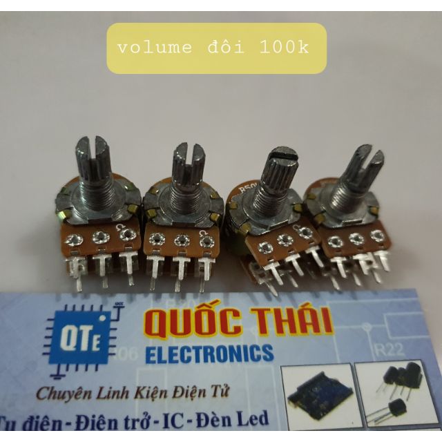 Combo 4 biến trở volume 100k đôi