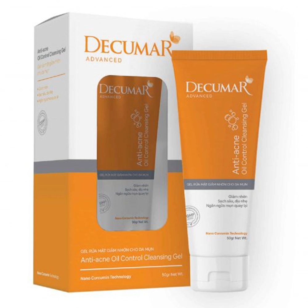 Sữa rửa mặt ngừa mụn sáng da decumar