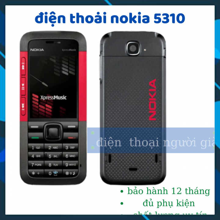 Điện thoại cổ độc Nokia 5310 pin khủng giá rẻ tặng sim 3g lên mạng