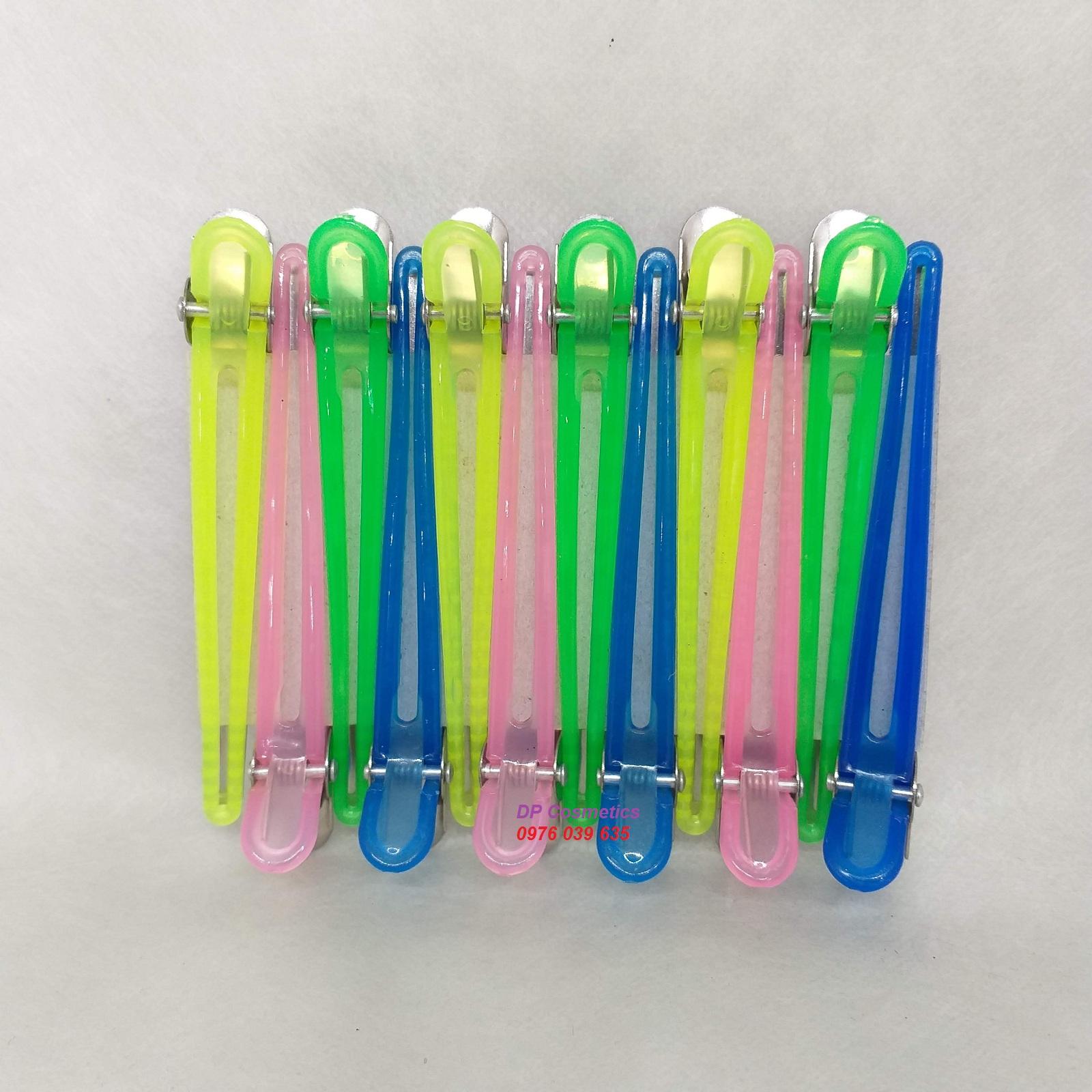 Bộ 12 kẹp lax màu
