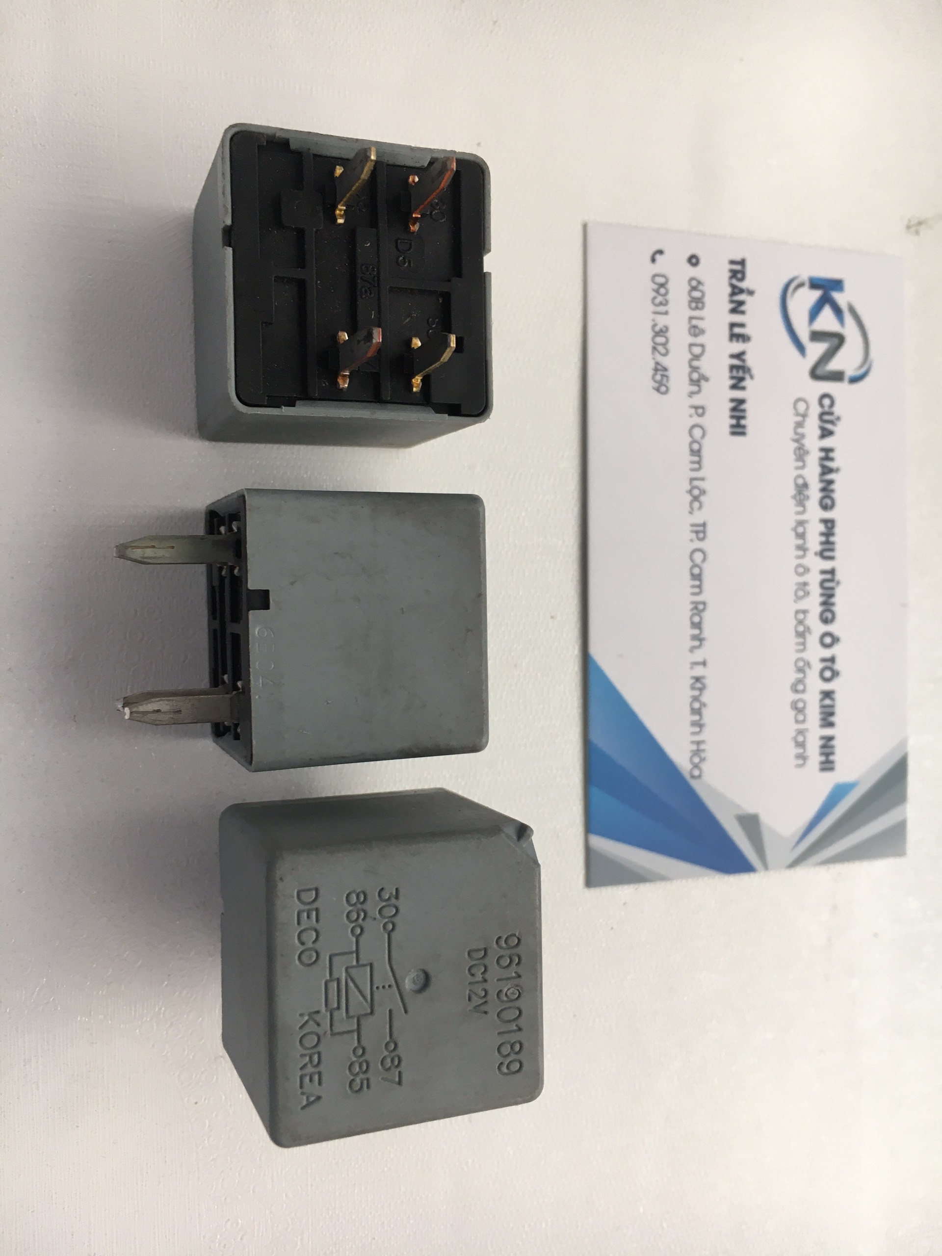 Role (Relay) Buick châm kim vuông lớn 4 chân 12V (Hàng Bãi) Deco Korea